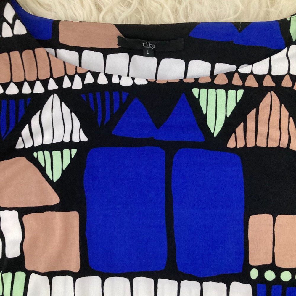 TIBI Printed Mini Dress - Picture 6 of 10